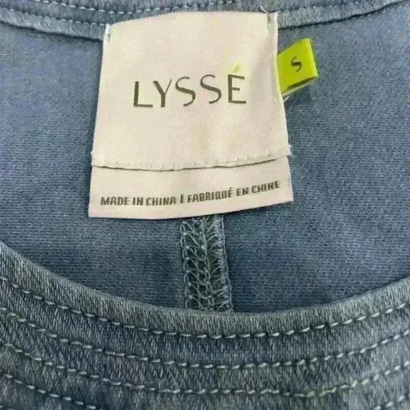 Lysse Jean Mineral Washed Sleeveless Tunic Top Size S - Picture 5 of 8